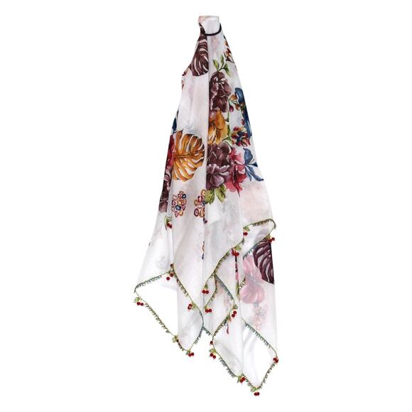 Tulbent Scarf Handmade Crochet Detailing NWOT - Picture 6 of 8